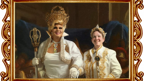 Golden Sapphire Peacock Emperor Karen Stone & Imperial Golden Peacock Empress Sasha Meadows